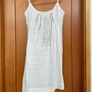 Eileen Fisher linen slip dress